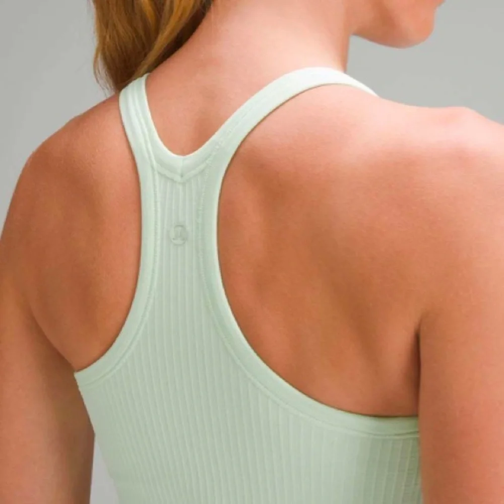 Lululemon Ebb To Street Tank II Light Green Size 10